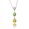 Estate Originals Custom-Made Pendant with a Trinity of Diamonds Default Title