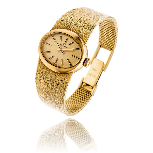 Lady's 14KT Yellow Gold MOVADO Swiss Made Dress Watch Default Title