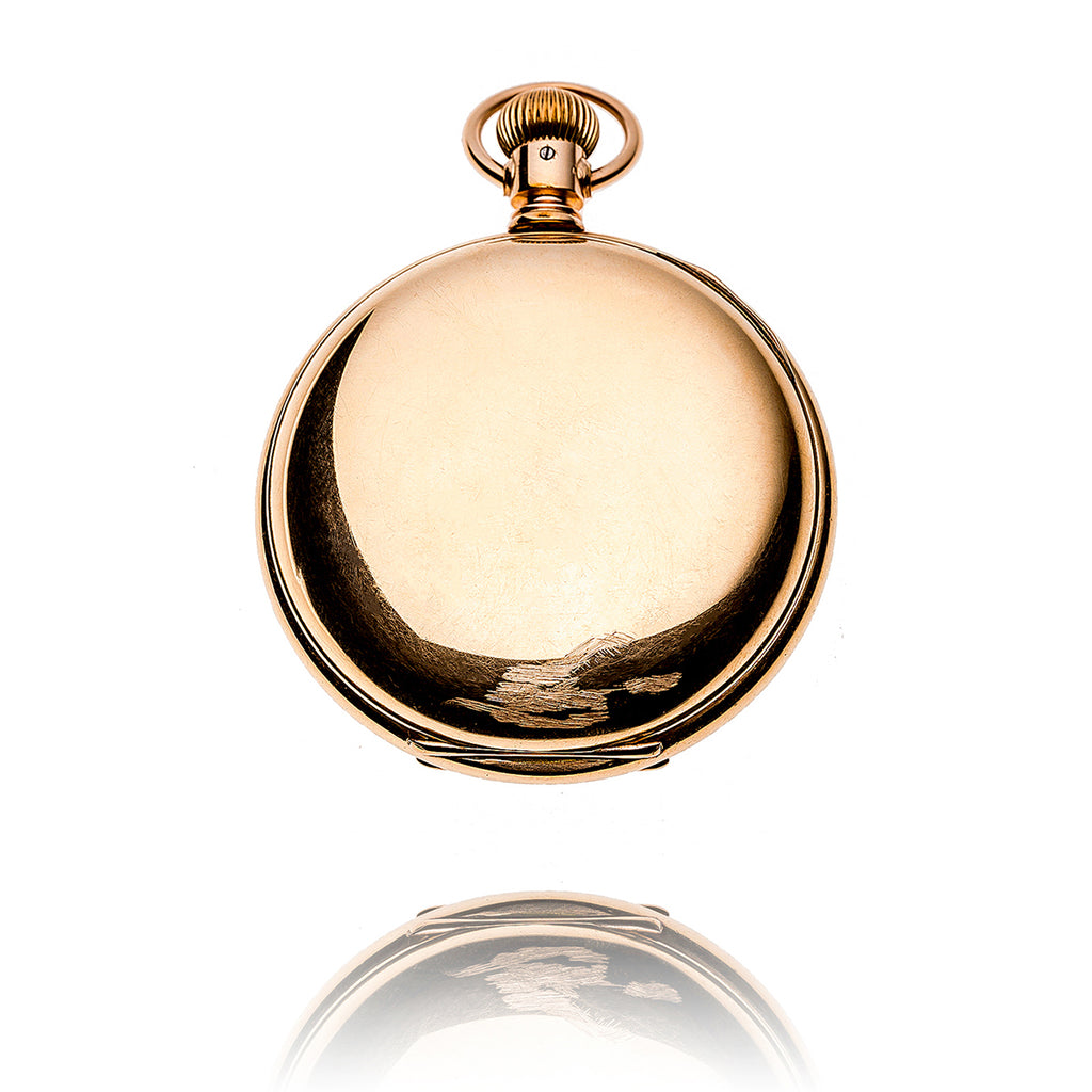 Gentleman's 14KT Yellow Gold ELGIN NATL. WATCH CO. Hunter's Case Pocket Watch Default Title