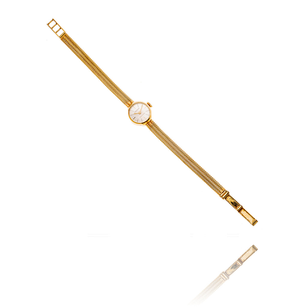 14KT Yellow Gold KNAPP ANTICHOC Ladies Dress Watch Default Title