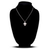 18K White Gold 1.40 Carat Pave Set Diamond Cross Pendant Default Title