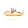 14K Yellow Gold 3-Prong .24 Carat Diamond Solitaire Ring Default Title