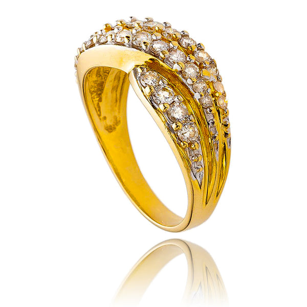 .80 Carat Diamond Crossover Band Default Title