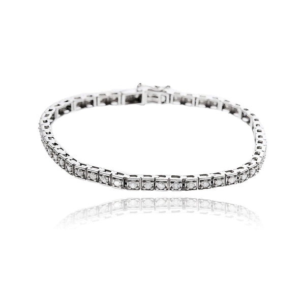 1.90 Carat Diamond Tennis Bracelet Default Title