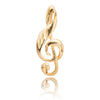 9K Yellow Gold Treble Clef Charm Default Title