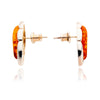 .925 Marquise Shape Amber Earrings Default Title