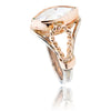 .925 & 9K Yellow Gold Marquise Cz Ring Default Title