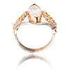 .925 & 9K Yellow Gold Marquise Cz Ring Default Title