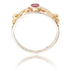 .925 & 9K Yellow Gold Oval Ruby Ring Default Title