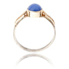 .925 & 9K Yellow Gold Rnd Cab Star Sapphire Ring Default Title