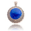 .925 Round Lapis Pendant Default Title