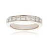 Channel Set Princess Cut Diamond Band Default Title