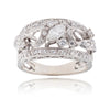 14K White Gold Marquise & Round Band Style Ring Default Title