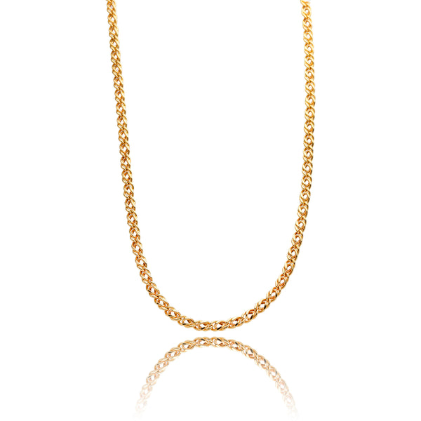 18K Yellow Gold 17" Fancy Chain Default Title