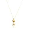 18K Diamond Heart Pendant with 14K Yellow Gold Chain Default Title