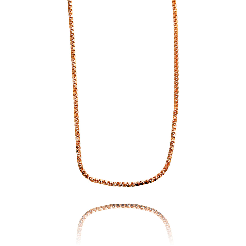 14K Rose Gold 20" Fancy Chain Default Title