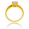 18K Yellow Gold 1.01 ct Solitaire Diamond Ring Default Title