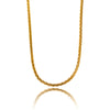 14K Yellow Gold 16" Round Wheat Chain Default Title