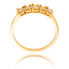 14K Yellow Gold 5-Stone Across Diamond Ring Default Title