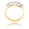 Custom 18K Yellow & White Gold 5-Stone Diamond Ring, .23ctw Default Title