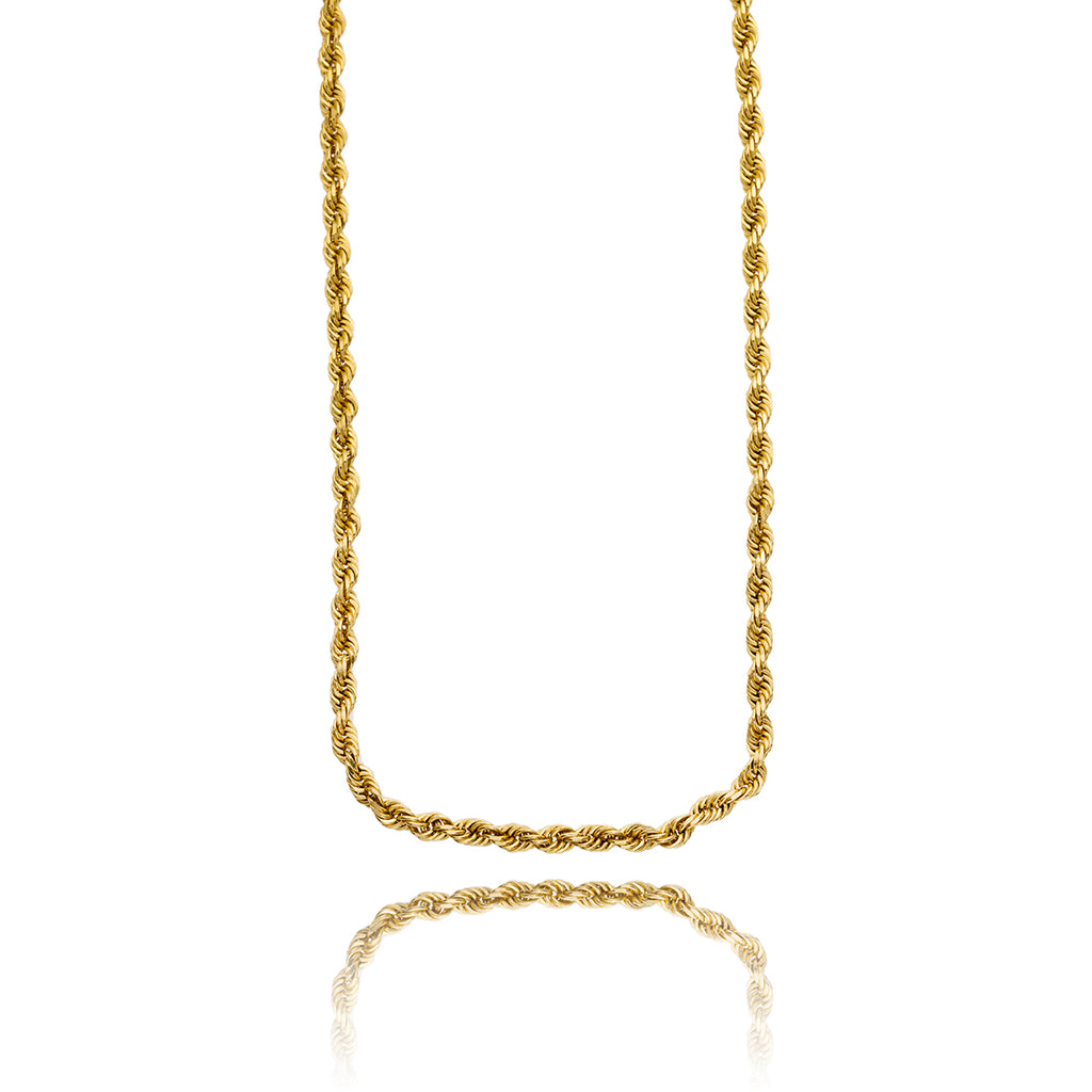 10K Yellow Gold 18" Rope Chain Default Title