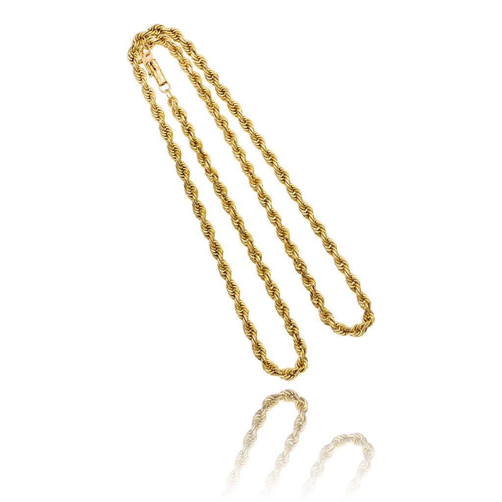 10K Yellow Gold 18" Rope Chain Default Title