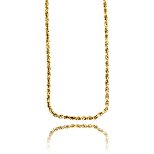 10K Yellow Gold 18" Rope Chain Default Title