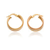 14K Tri-Colour Hoop Earrings Default Title