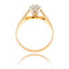 14K Yellow & White Gold .52ct Solitaire Diamond Ring Default Title