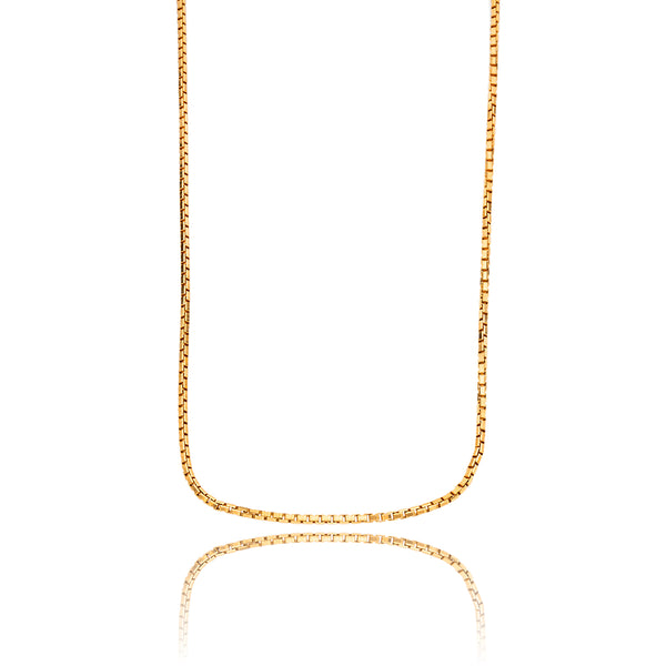 10K Yellow Gold 24" Box Link Chain Default Title