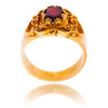 10K Yellow Gold Garnet Ring Default Title