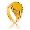 2 Peso Coin Ring With 18K Yellow Gold Setting Default Title