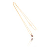 14K Yellow Gold Opal & Diamond Pendant With Chain Default Title