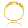 14K Yellow Gold 5-Stone 'S' Curve Band Style Diamond Ring, 0.30 Total Carat Weight Default Title