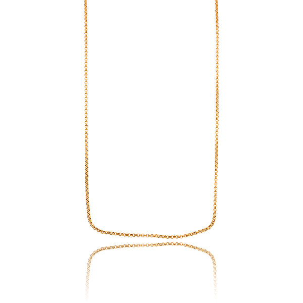 14K Yellow Gold 27" Rolo Link Chain Default Title