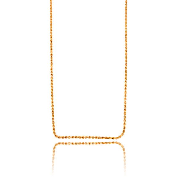 10K Yellow Gold 19" Rope Chain Default Title