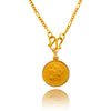 1/10oz Maple Leaf Coin Pend With 24KT Yellow Gold Bezel & Chain Default Title