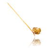 14K Yellow Gold Vintage Quartz Nugget Stick Pin Default Title